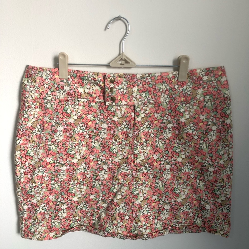 ✿ floral mini skirt ✿ - Picture 1 of 3
